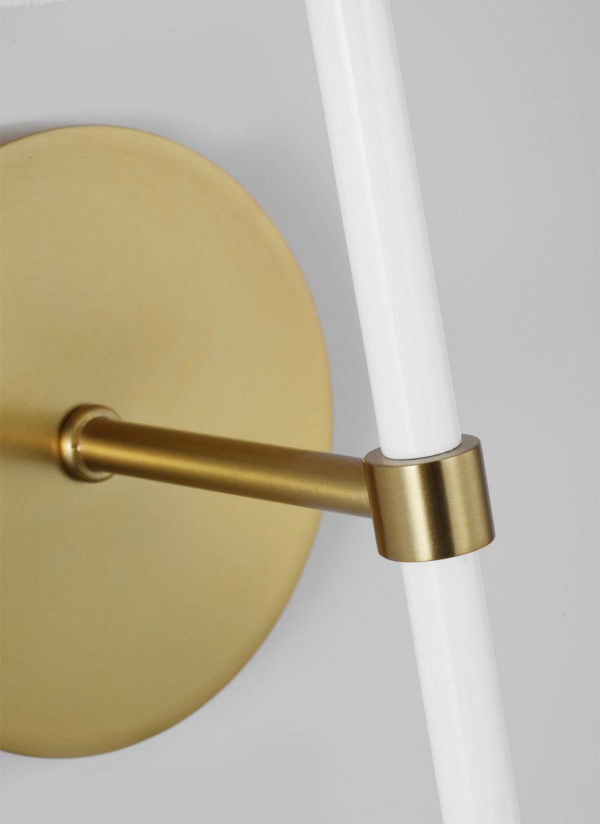 Applique murale Monroe - Régulier Nickel poli 2 by Visual Comfort Studio | Luminaires & cie