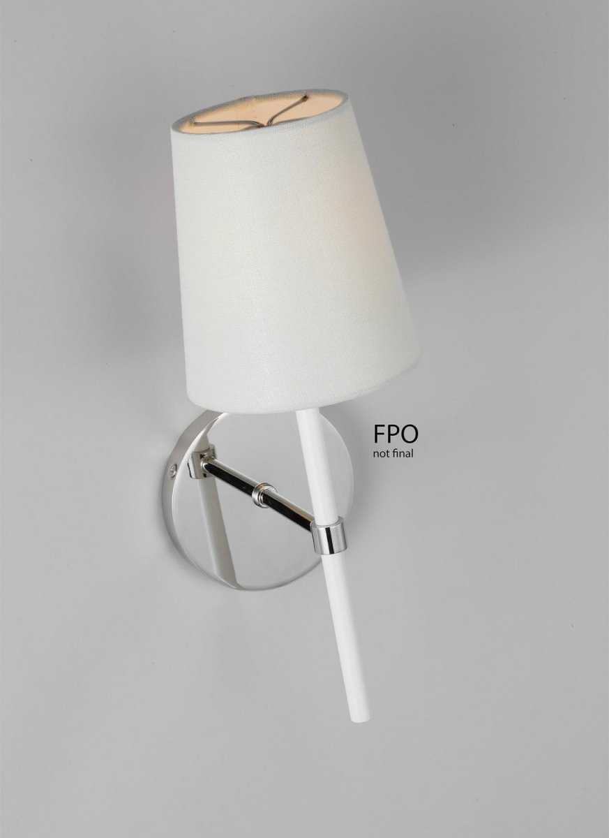 Applique murale Monroe - Régulier Nickel poli 2 by Visual Comfort Studio | Luminaires & cie