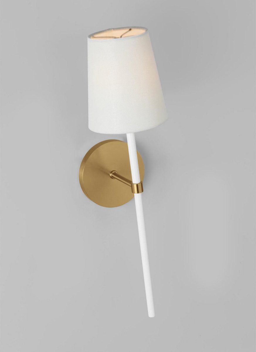 Applique murale Monroe - Régulier Nickel poli 2 by Visual Comfort Studio | Luminaires & cie