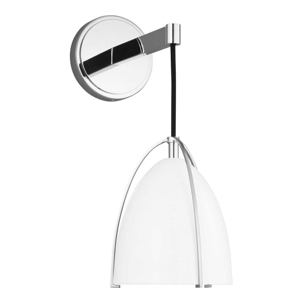 Applique murale Norman - Chrome Blanc mat by Visual Comfort Studio | Luminaires & cie