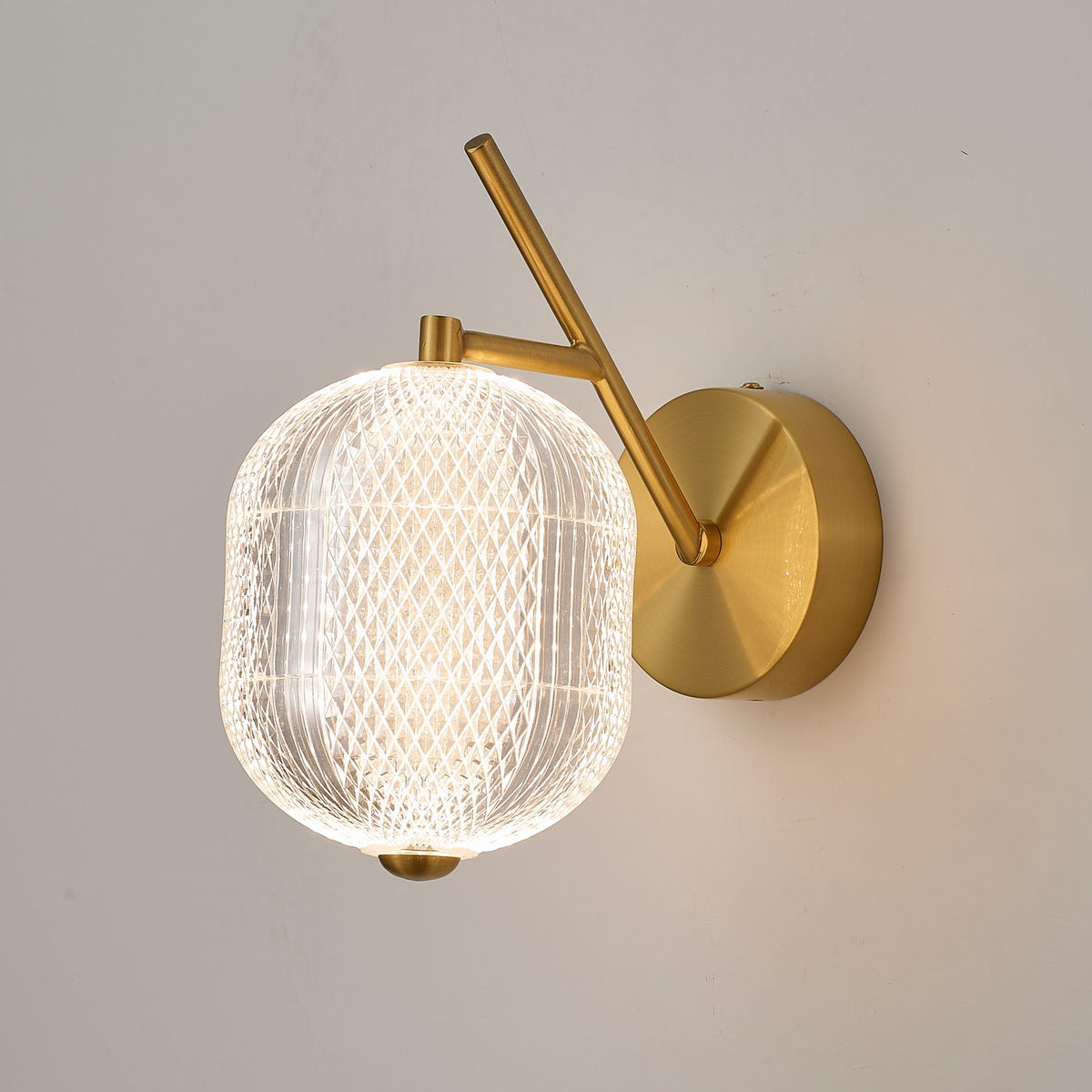 Applique murale Peri Transparent / Laiton vieilli – vue 2