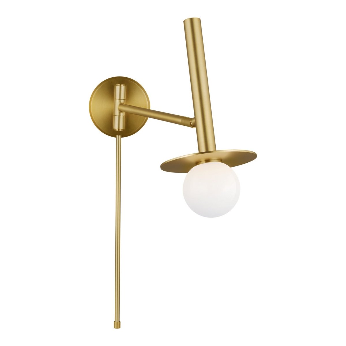 Applique murale pivot Nodes - Laiton bruni 6" by Visual Comfort Studio | Luminaires & cie
