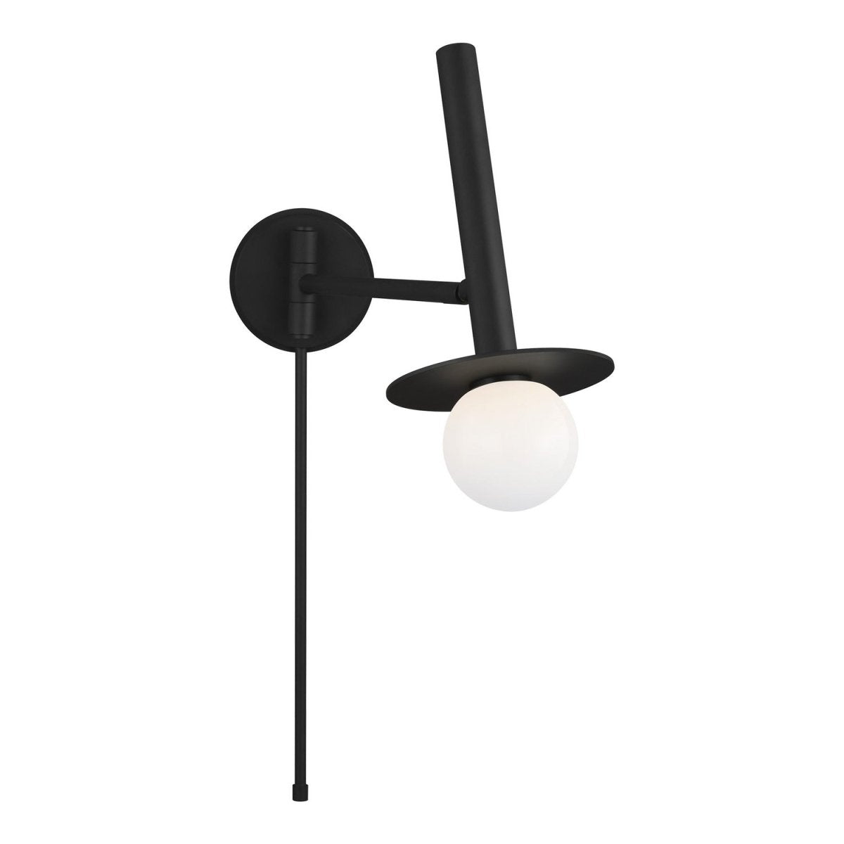 Applique murale pivot Nodes - Noir minuit 6" by Visual Comfort Studio | Luminaires & cie