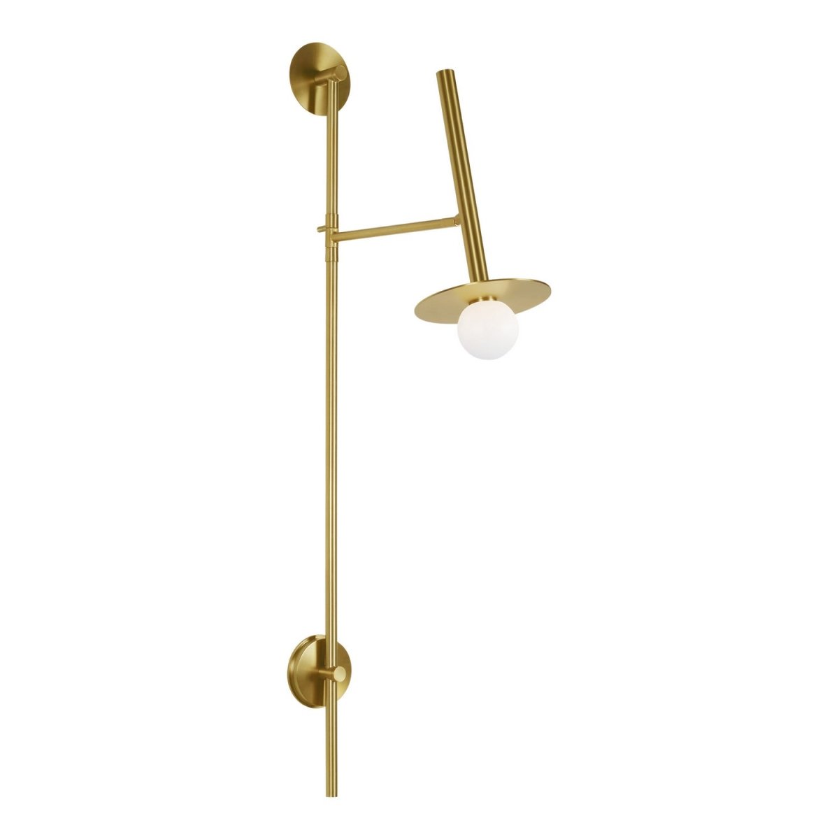 Applique murale pivot Nodes - Laiton bruni 8" by Visual Comfort Studio | Luminaires & cie