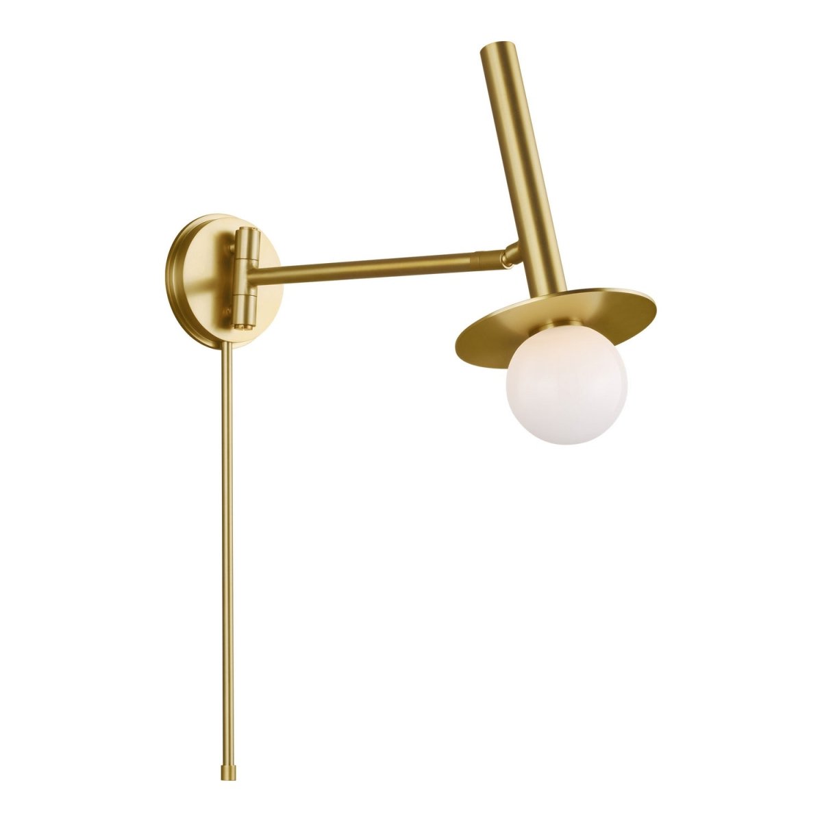 Applique murale pivot Nodes - Noir minuit 8" by Visual Comfort Studio | Luminaires & cie