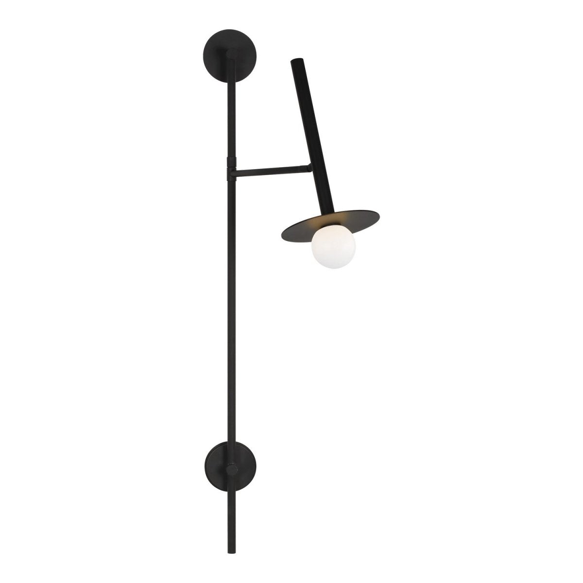 Applique murale pivot Nodes - Noir minuit 8" by Visual Comfort Studio | Luminaires & cie