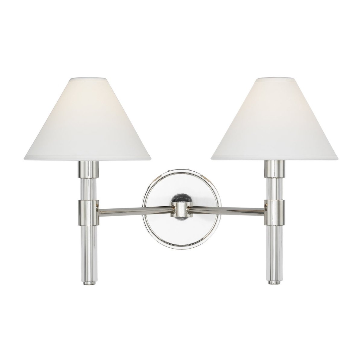 Applique murale Robert - Nickel poli 10 7/8" by Visual Comfort Studio | Luminaires & cie