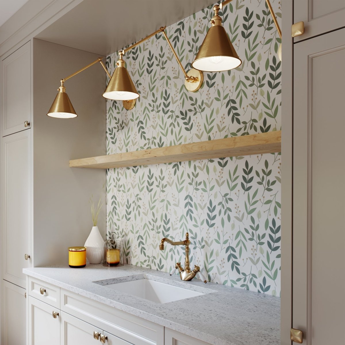 Applique murale Salem - Nickel brossé 28 1/8" by Visual Comfort Studio | Luminaires & cie