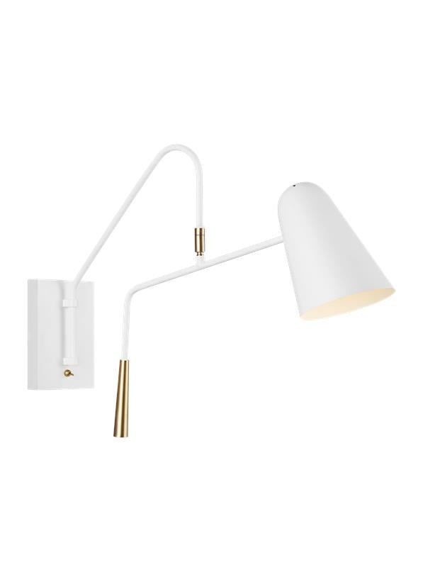 Applique murale Simon - Blanc mat by Visual Comfort Studio | Luminaires & cie