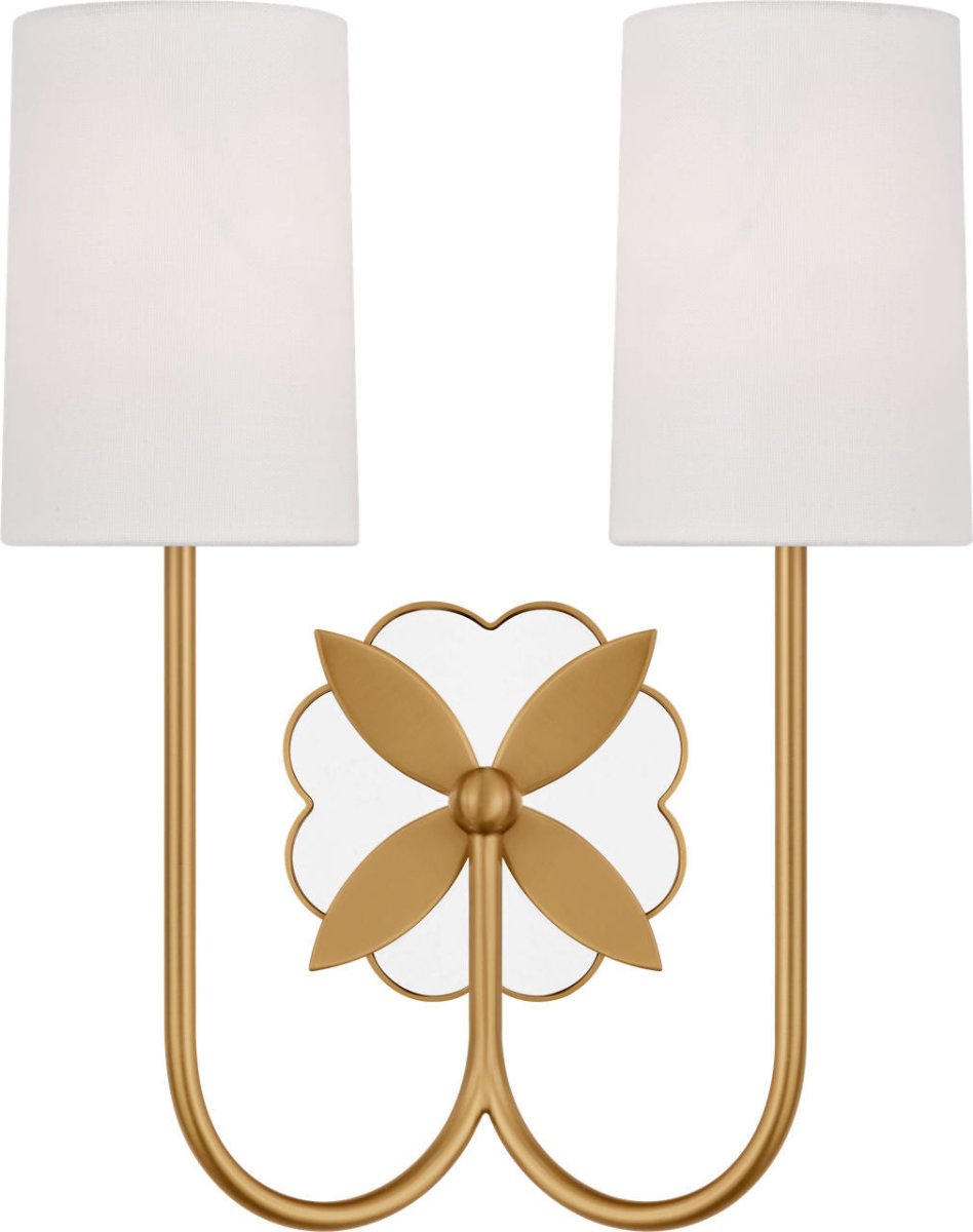 Applique murale Spencer - Nickel poli 10 3/4" by Visual Comfort Studio | Luminaires & cie