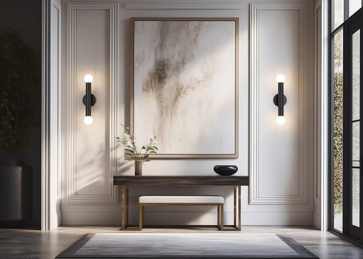 Applique murale Stari Noir mat, nombre ampoules 2 – vue 7