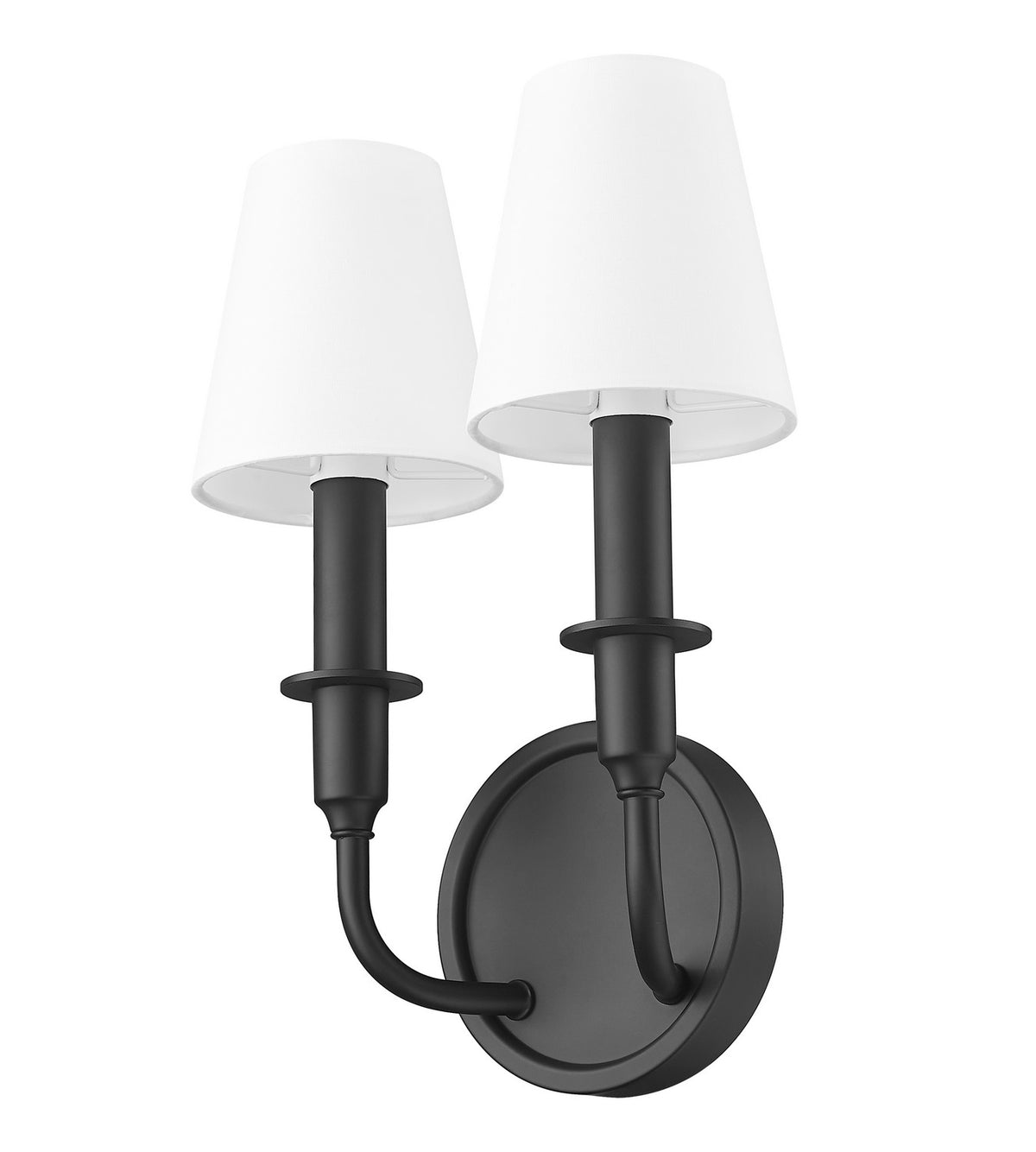 Applique murale Tova Noir mat, 9 1/4" – vue 3