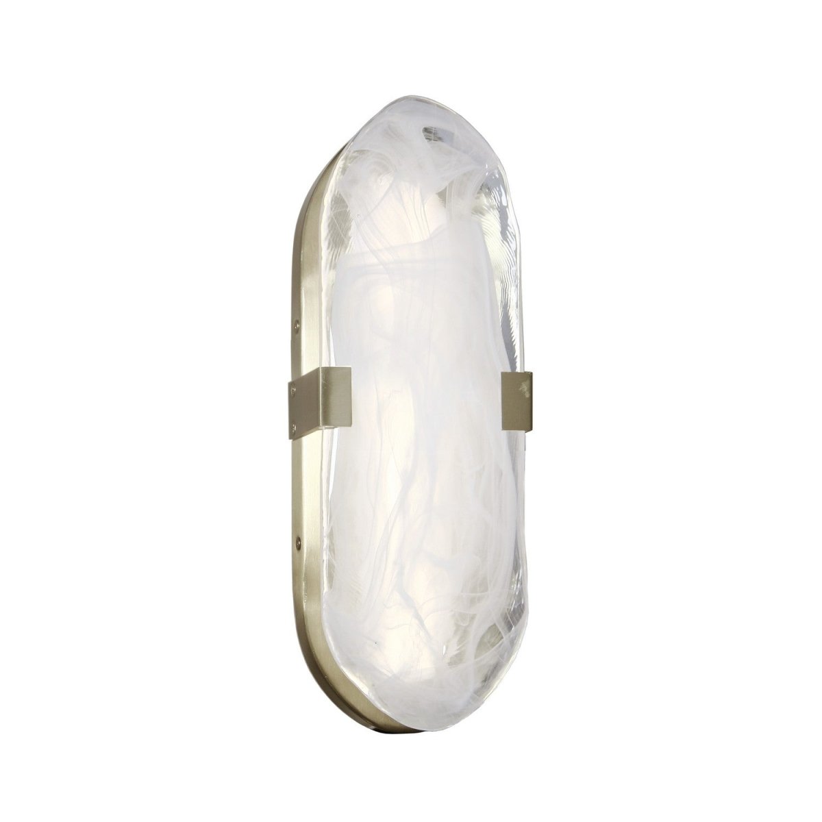 Applique murale Willmina - Laiton vieilli 12" by Dainolite | Luminaires & cie