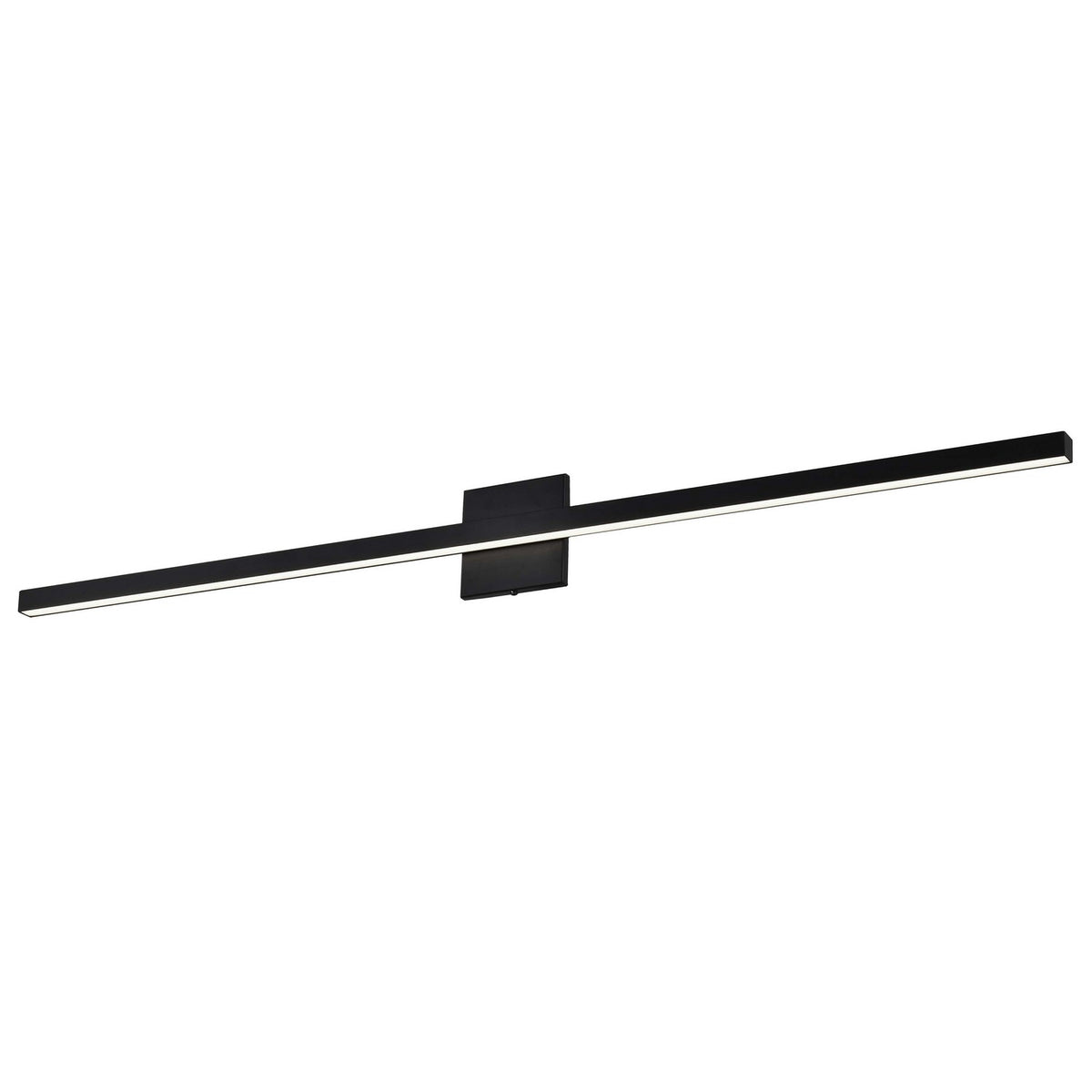 Barre d'éclairage de salle de bain Annita — 1.5" Vers le bas, Noir mat, 47 1/2" – Dainolite