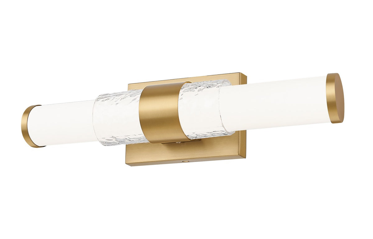 Barre d'éclairage de salle de bain Egon Or moderne, 18" – vue 2