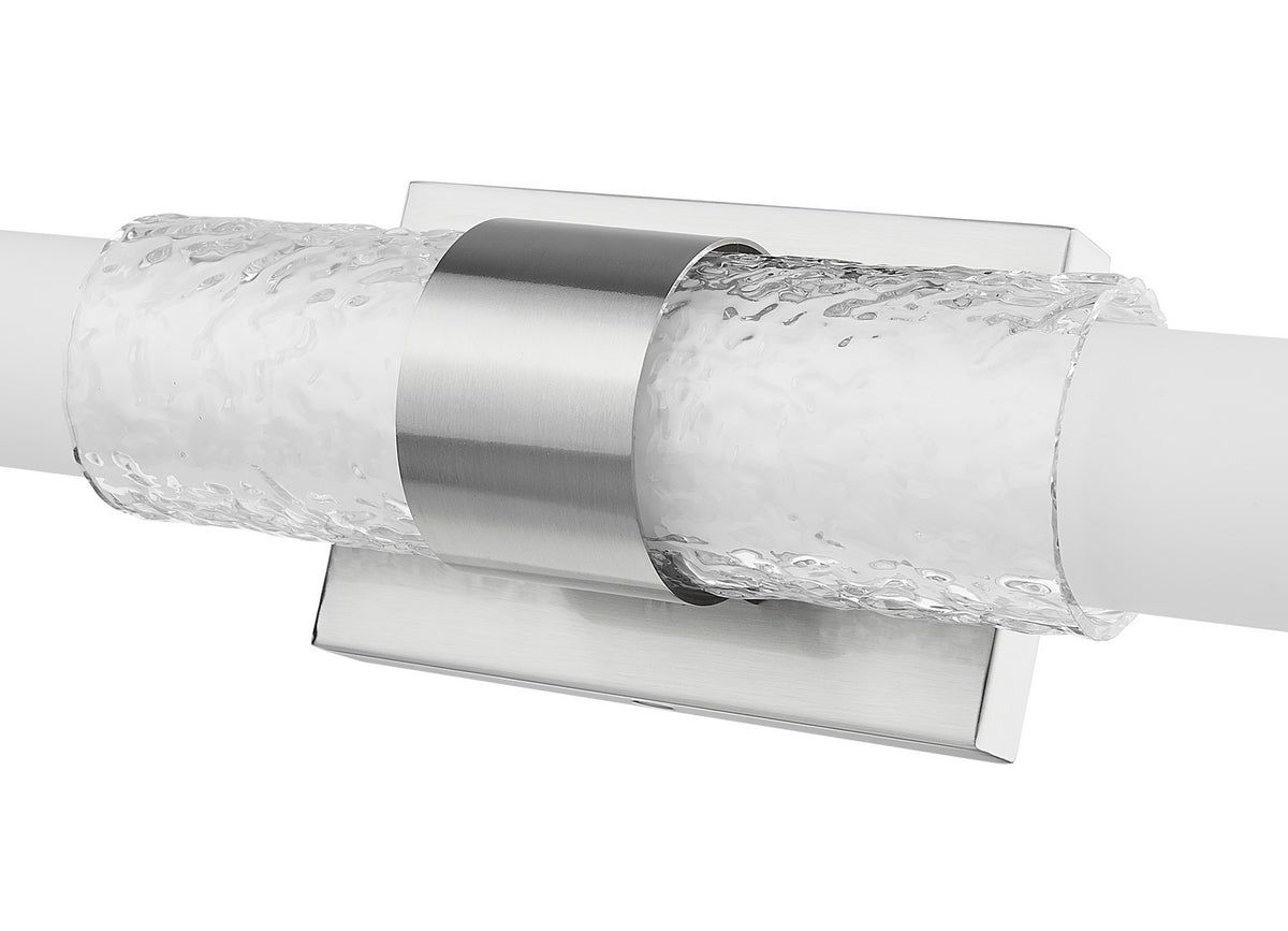 Barre d'éclairage de salle de bain Egon Nickel brossé, 25" – vue 4