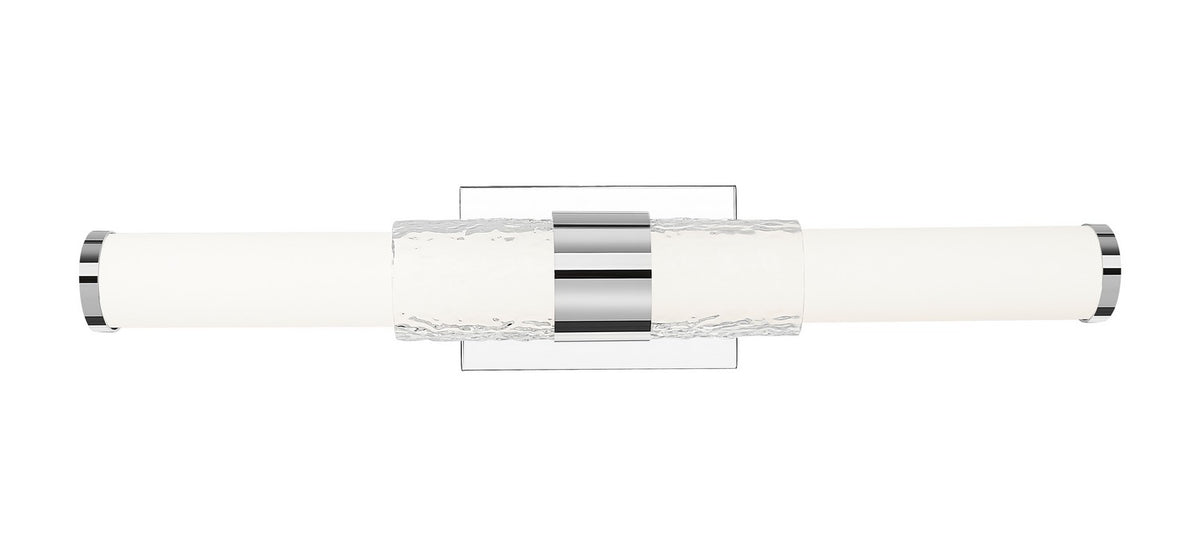 Barre d'éclairage de salle de bain Egon Chrome, 25" – vue 3