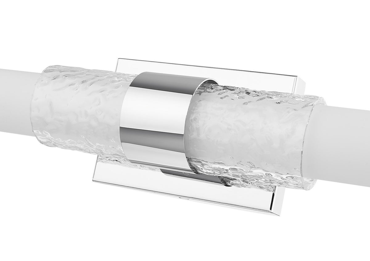Barre d'éclairage de salle de bain Egon Chrome, 25" – vue 4