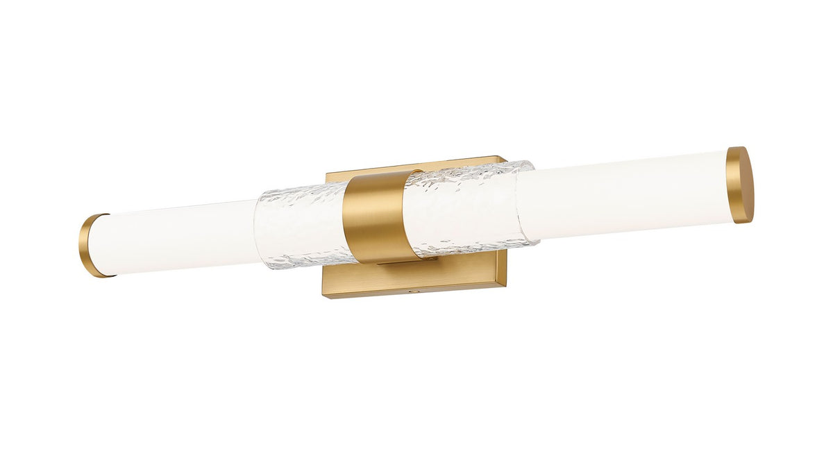 Barre d'éclairage de salle de bain Egon Or moderne, 25" – vue 2