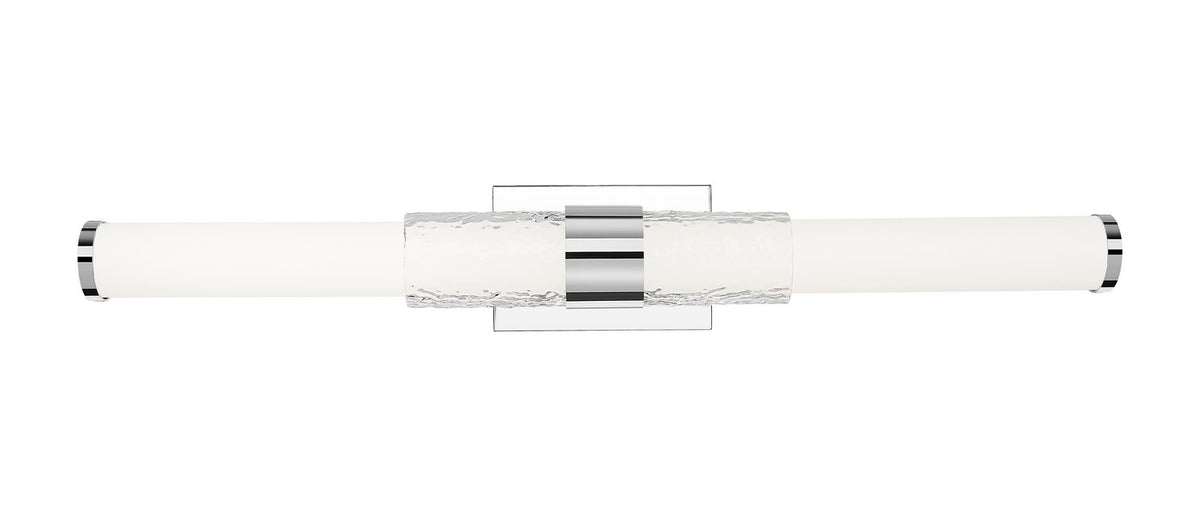 Barre d'éclairage de salle de bain Egon Chrome, 32" – vue 3