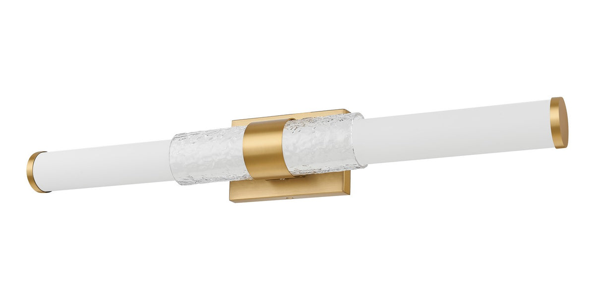 Barre d'éclairage de salle de bain Egon Or moderne, 32" – vue 5