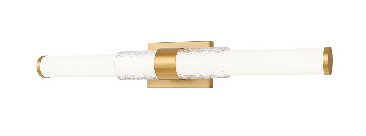 Barre d'éclairage de salle de bain Egon Or moderne, 32" – Z-Lite