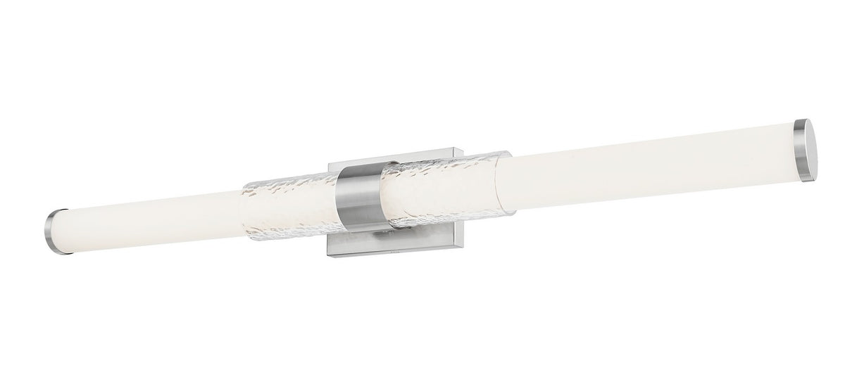 Barre d'éclairage de salle de bain Egon Nickel brossé, 40" – vue 2