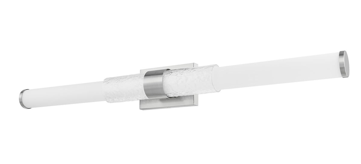 Barre d'éclairage de salle de bain Egon Nickel brossé, 40" – vue 5