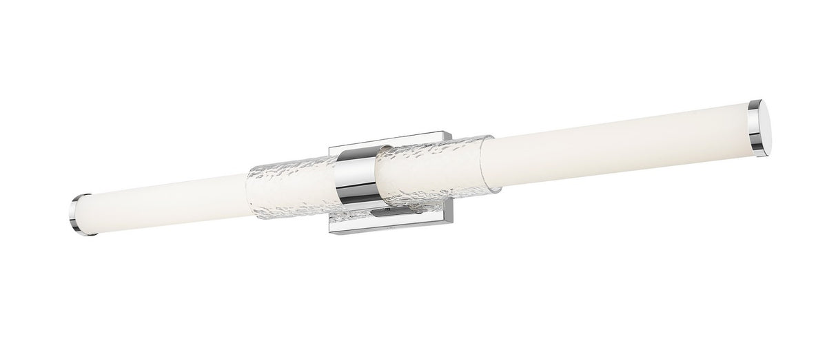 Barre d'éclairage de salle de bain Egon Chrome, 40" – vue 2