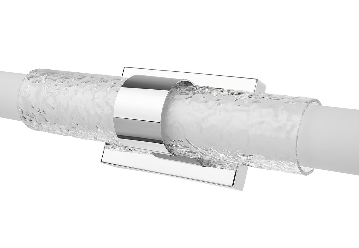 Barre d'éclairage de salle de bain Egon Chrome, 40" – vue 4