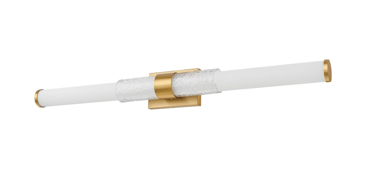 Barre d'éclairage de salle de bain Egon Or moderne, 40" – vue 5