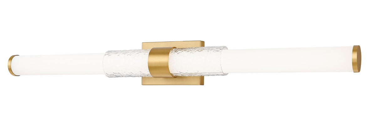 Barre d'éclairage de salle de bain Egon Or moderne, 40" – Z-Lite