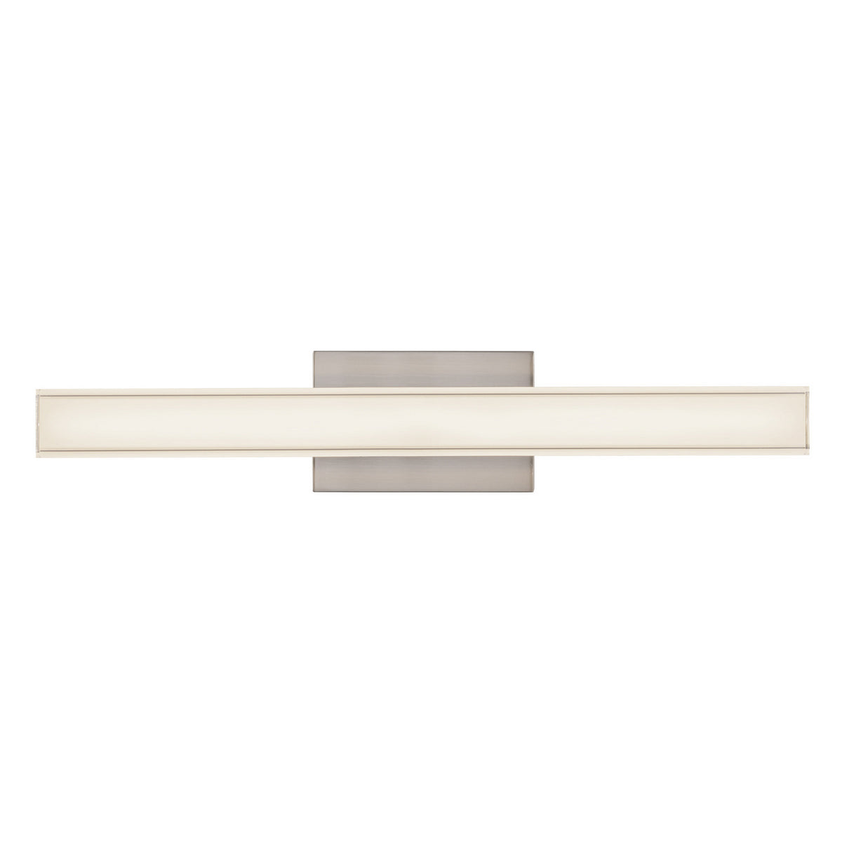 Barre d'éclairage de salle de bain Garland Nickel brossé, 24 1/8" – Kuzco Lighting