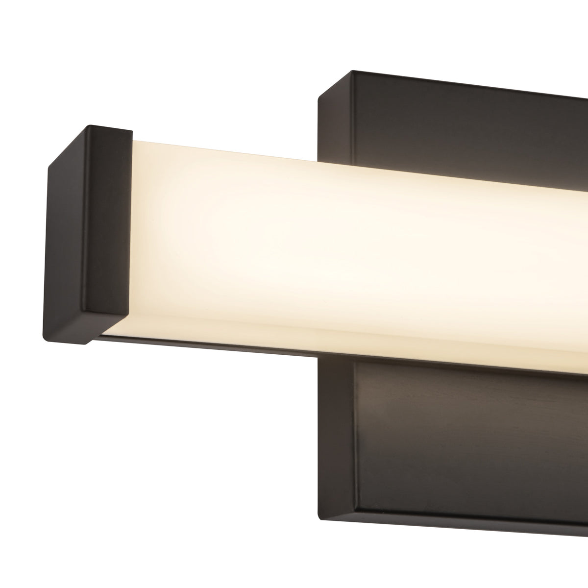 Barre d'éclairage de salle de bain Geri Noir, 12" – vue 5