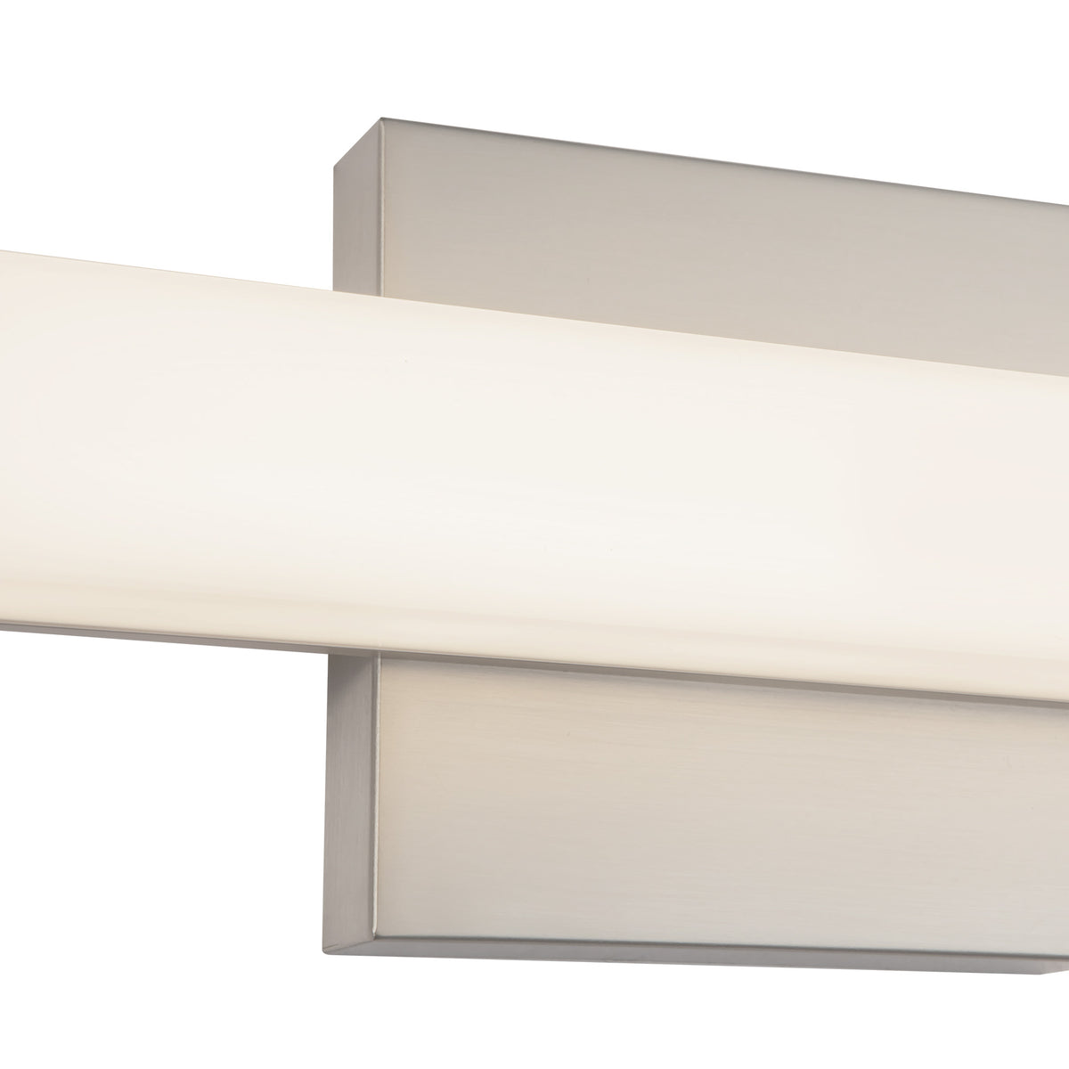 Barre d'éclairage de salle de bain Geri Nickel brossé, 12" – vue 4