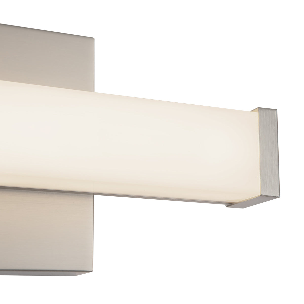 Barre d'éclairage de salle de bain Geri Nickel brossé, 12" – vue 5