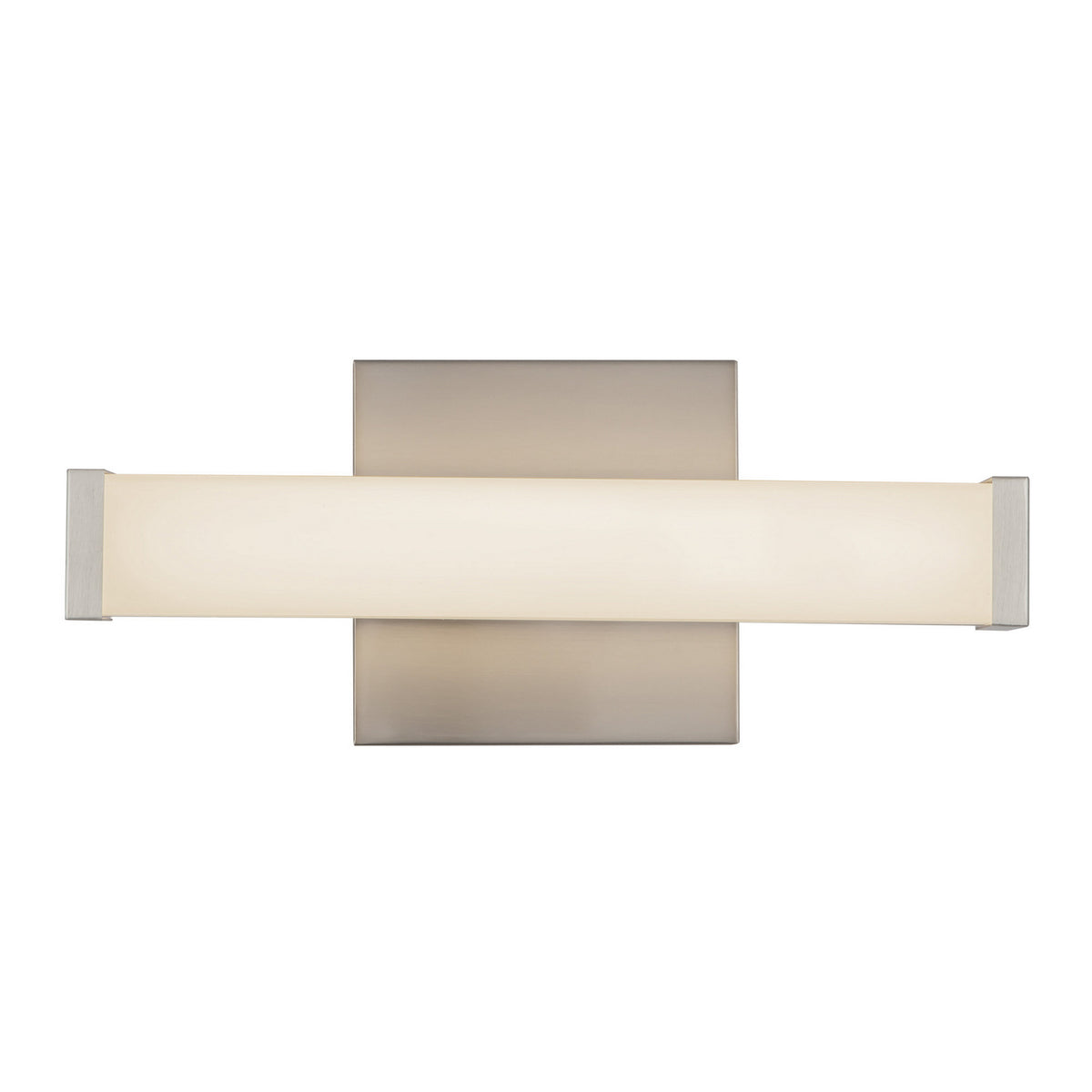 Barre d'éclairage de salle de bain Geri Nickel brossé, 12" – Kuzco Lighting