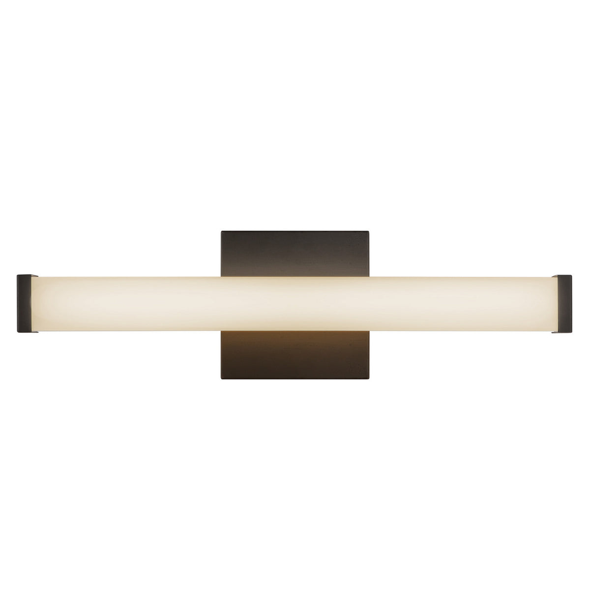 Barre d'éclairage de salle de bain Geri Noir, 18" – Kuzco Lighting