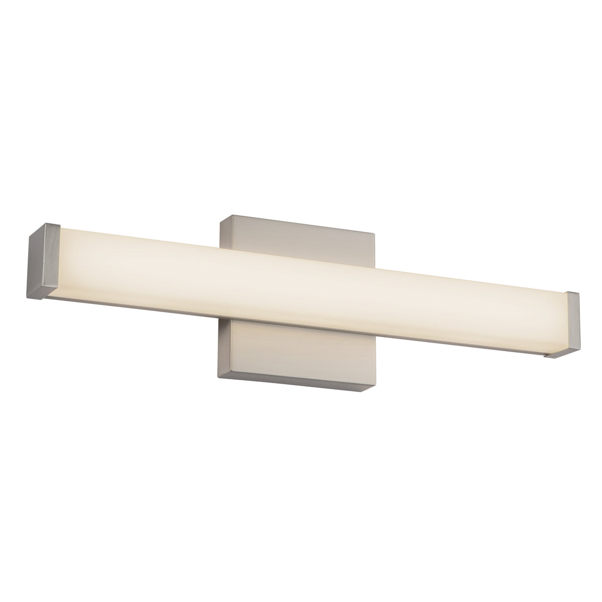 Barre d'éclairage de salle de bain Geri Nickel brossé, 18" – vue 2