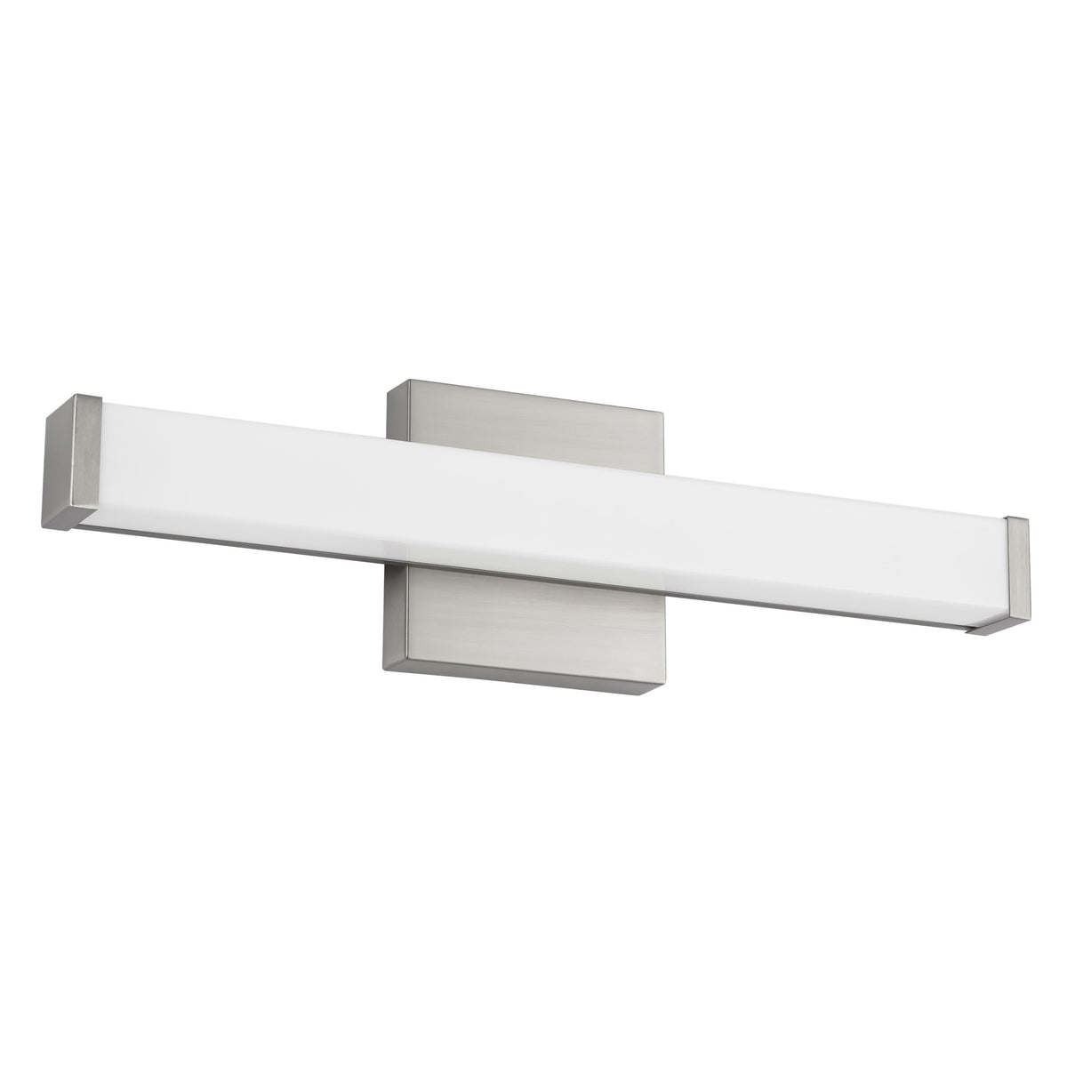 Barre d'éclairage de salle de bain Geri Nickel brossé, 18" – vue 3