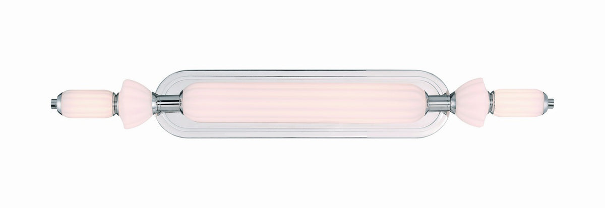 Barre d'éclairage de salle de bain Lansdowne Nickel poli, 31" – Eurofase