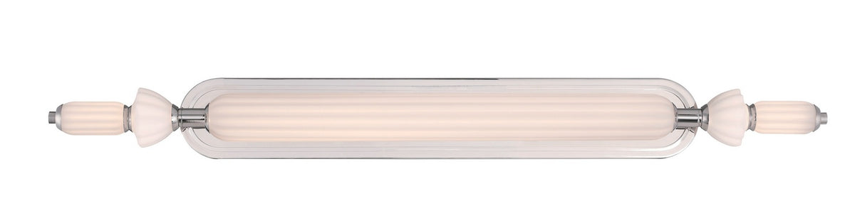 Barre d'éclairage de salle de bain Lansdowne Nickel poli, 39" – Eurofase
