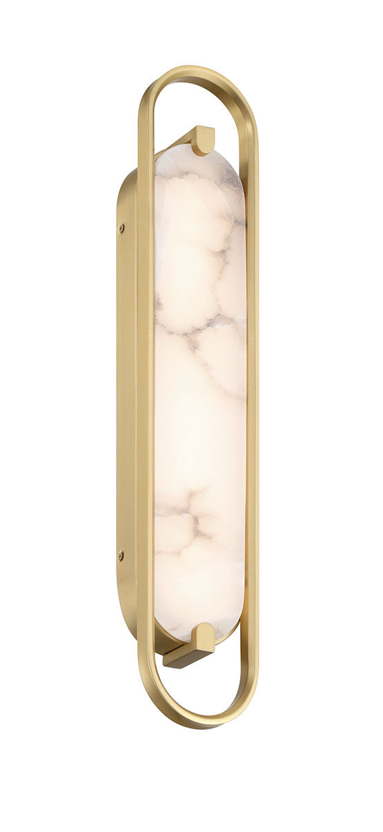 Barre d'éclairage de salle de bain Noga Or, 24" – vue 3