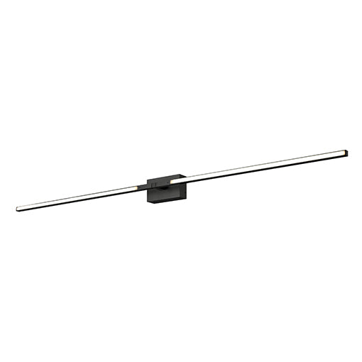 Barre d'éclairage de salle de bain Pandora Noir, 50" – Kuzco Lighting