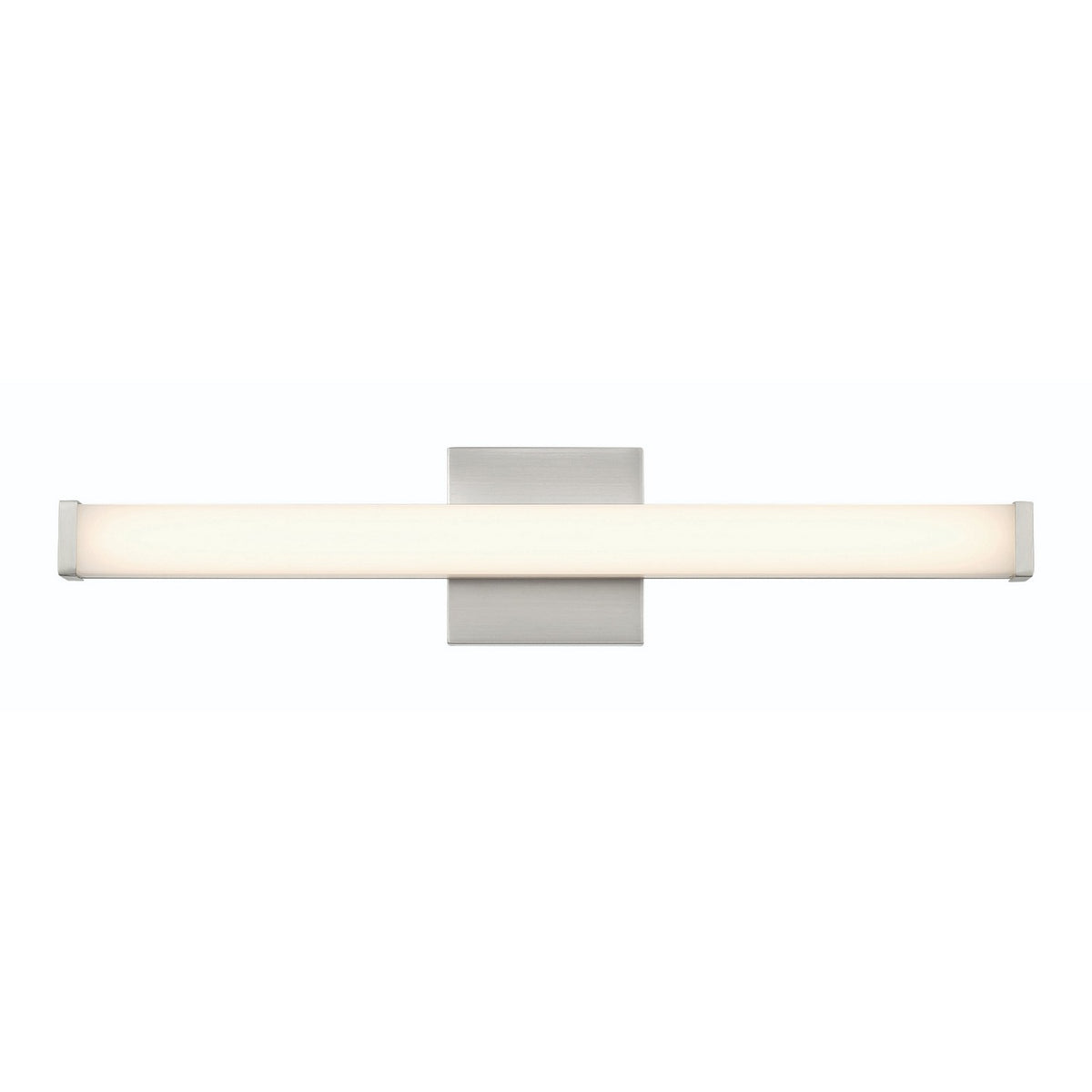 Barre d'éclairage de salle de bain Ronning Nickel brossé, 24" – Eurofase