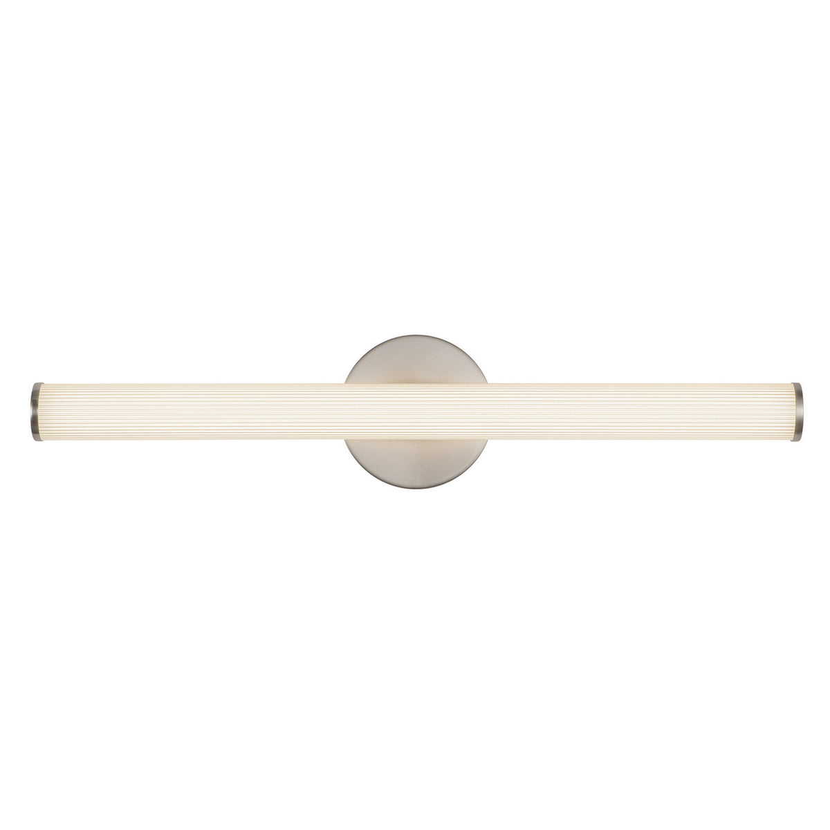 Barre d'éclairage de salle de bain Vire Nickel brossé, 24 1/8" – Kuzco Lighting