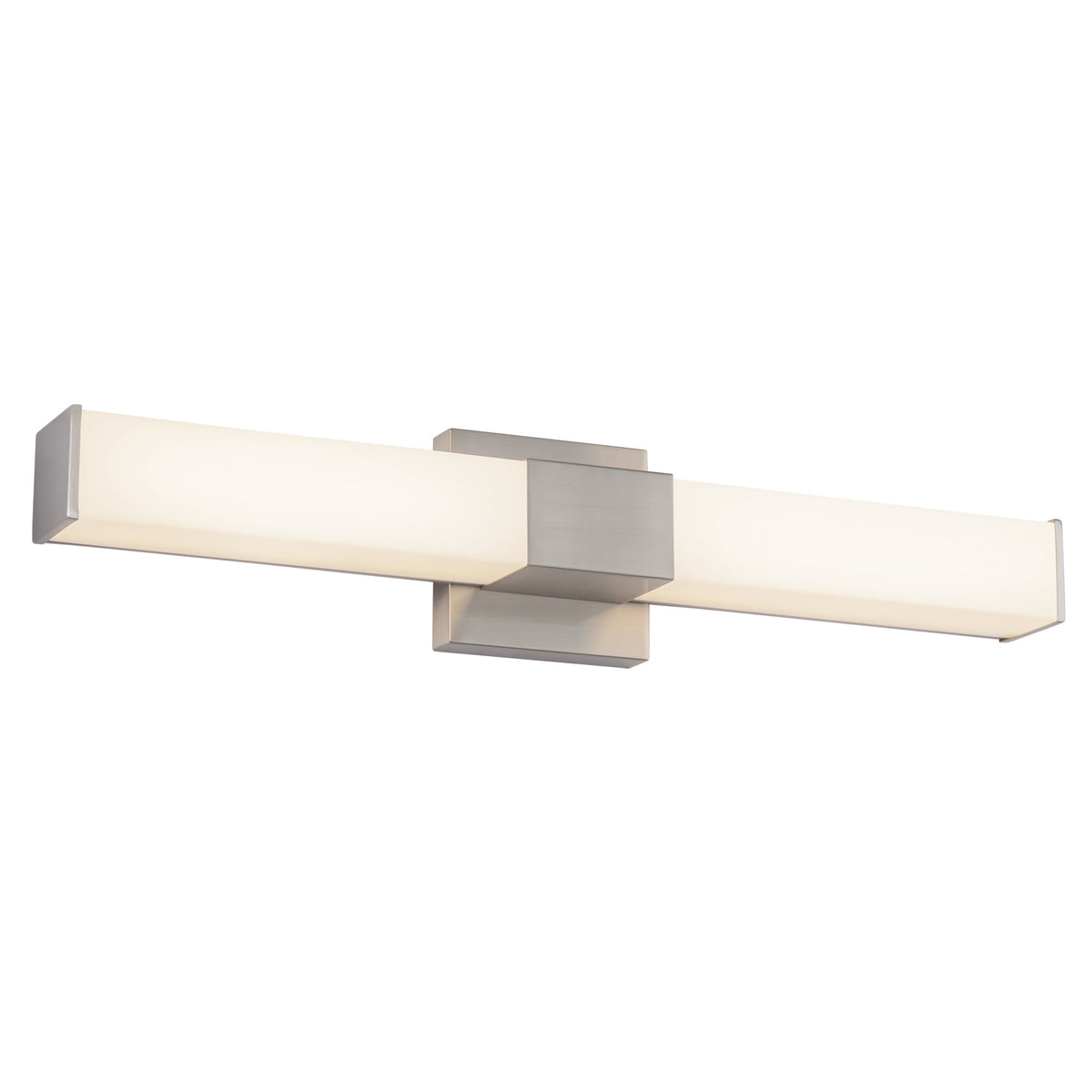 Barre d'éclairage de salle de bain Vivi Nickel brossé, 24 1/8" – vue 2