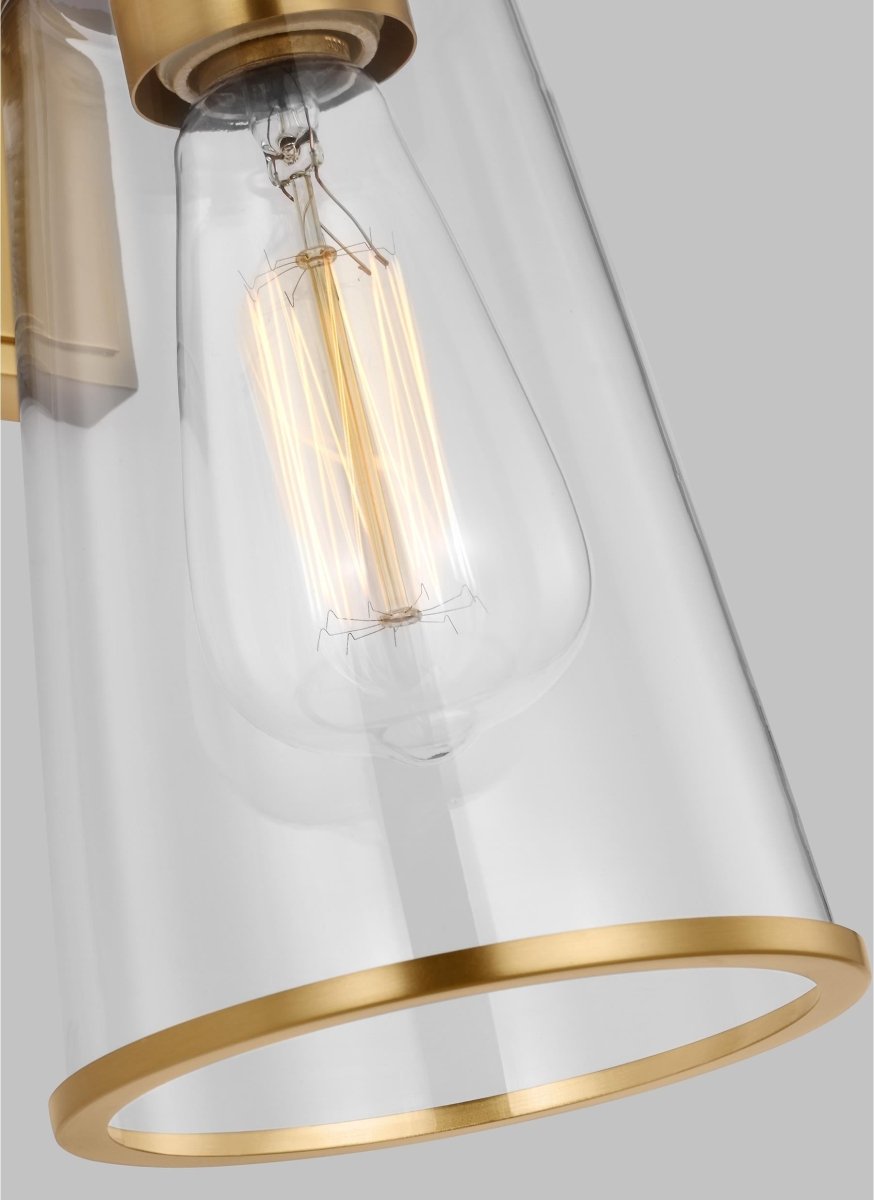 Barre d'éclairage de salle de bain Alessa - Nickel poli by Visual Comfort Studio | Luminaires & cie