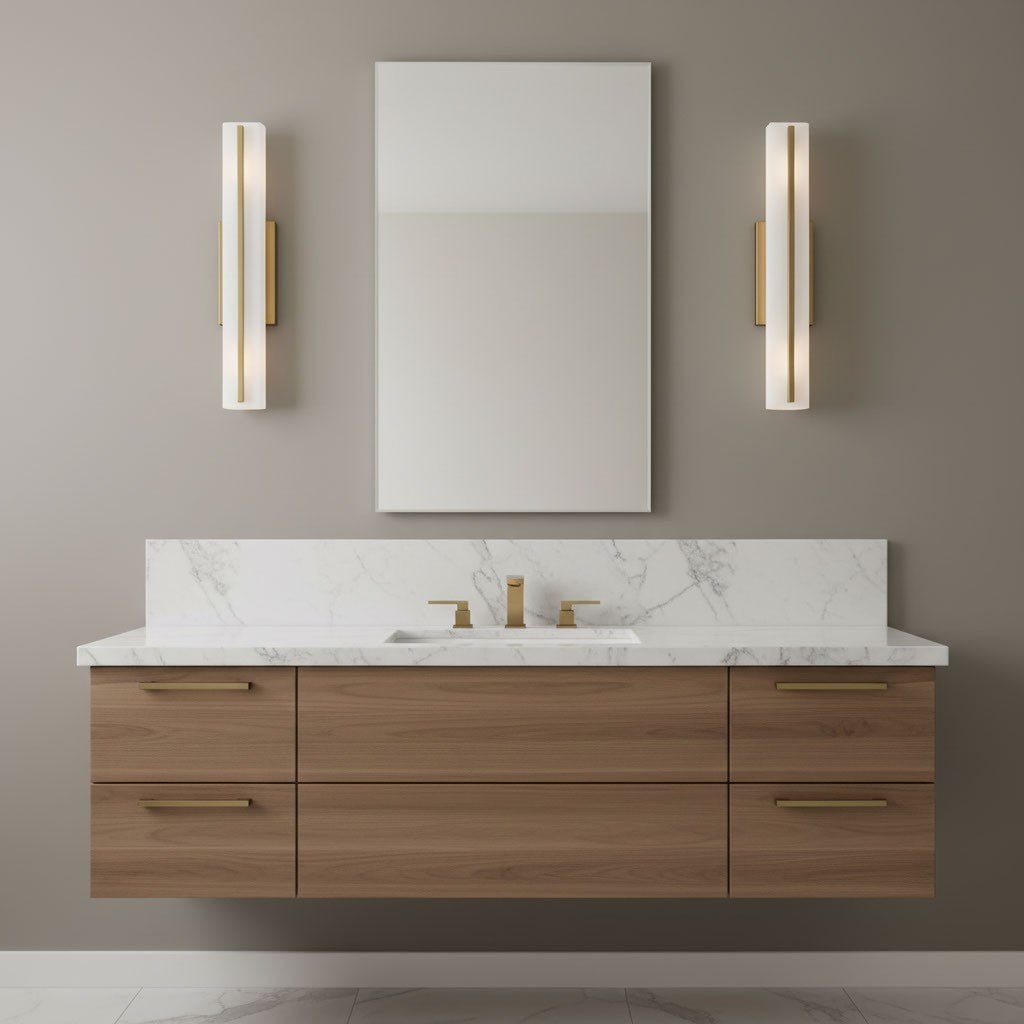 Barre d'éclairage de salle de bain Dex - Nickel brossé 29 7/8" by Visual Comfort Studio | Luminaires & cie