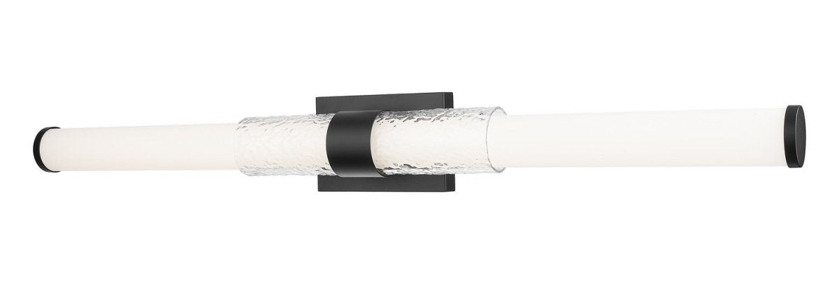 Barre d'éclairage de salle de bain Egon - Noir mat 40" by Z-Lite | Luminaires & cie